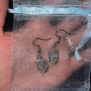 Blue Calcite Earrings (handmade)